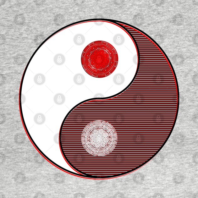 yin yang balance harmony design eastern philosophy abstraction by 4rpixs